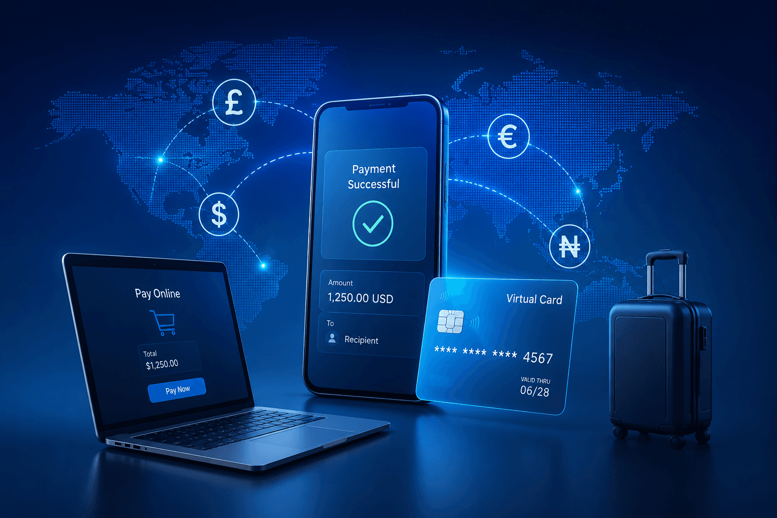 Cross-border digital payments and financial activity
